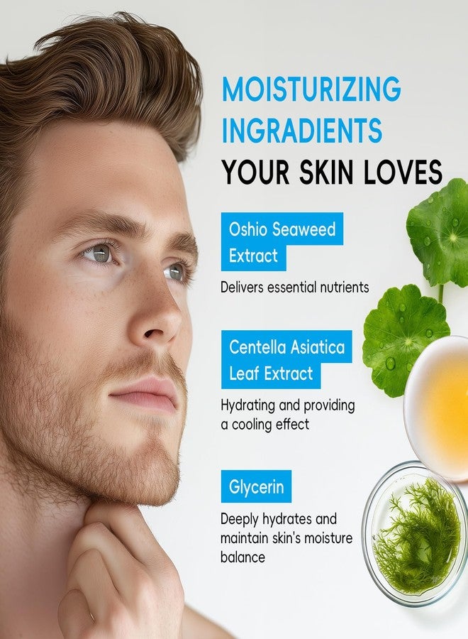 Easilydays Mens Face Moisturizer Cream, 4D Hyaluronic Acid Multi-Level Hydration Facial Moisturizing Cream, Wrinkle for Men with Osmundea Seaweed, Centella Asiatica, Fast Absorbing, Non-Greasy - Image 4